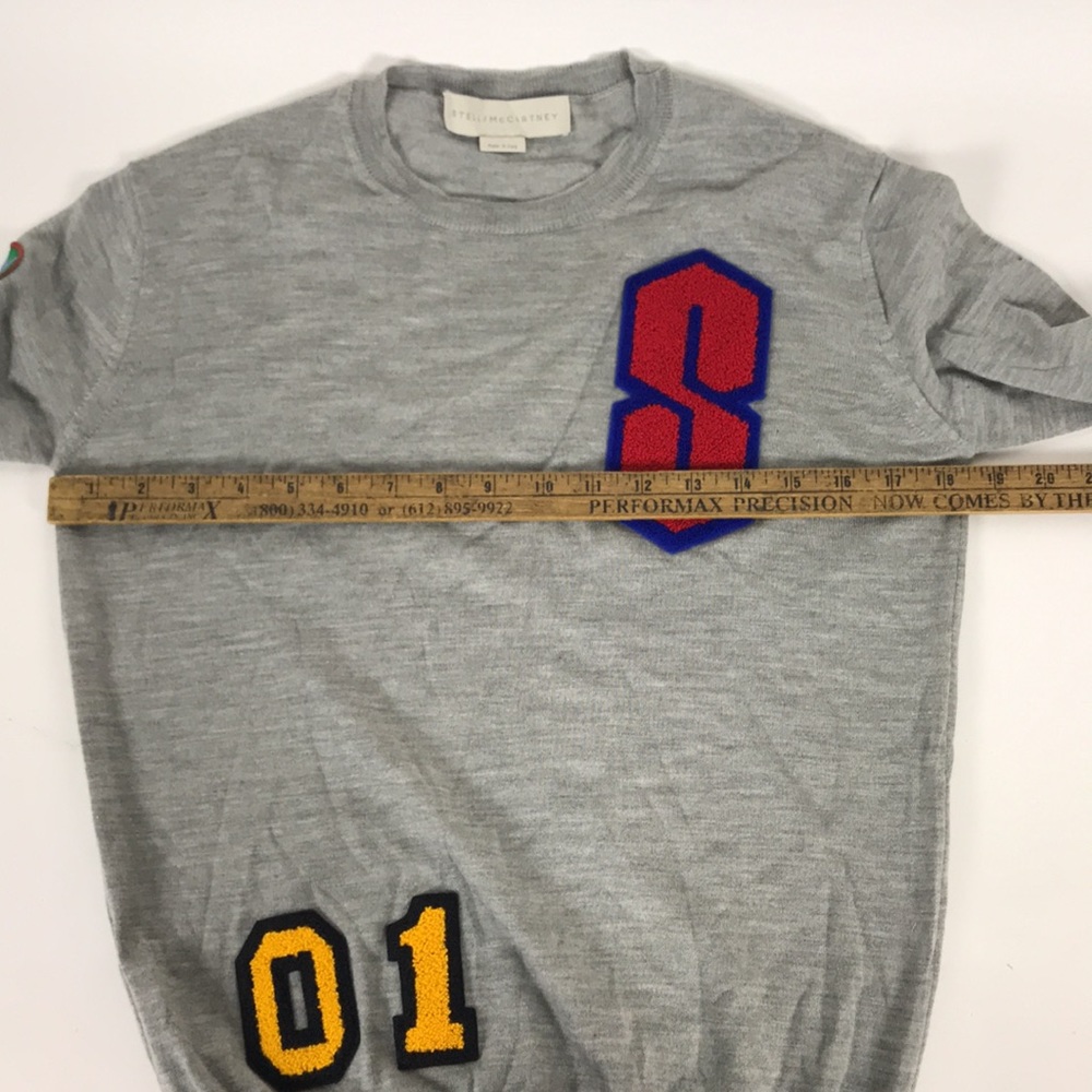 Stella Mccartney Grey Patch Sweater - image 7